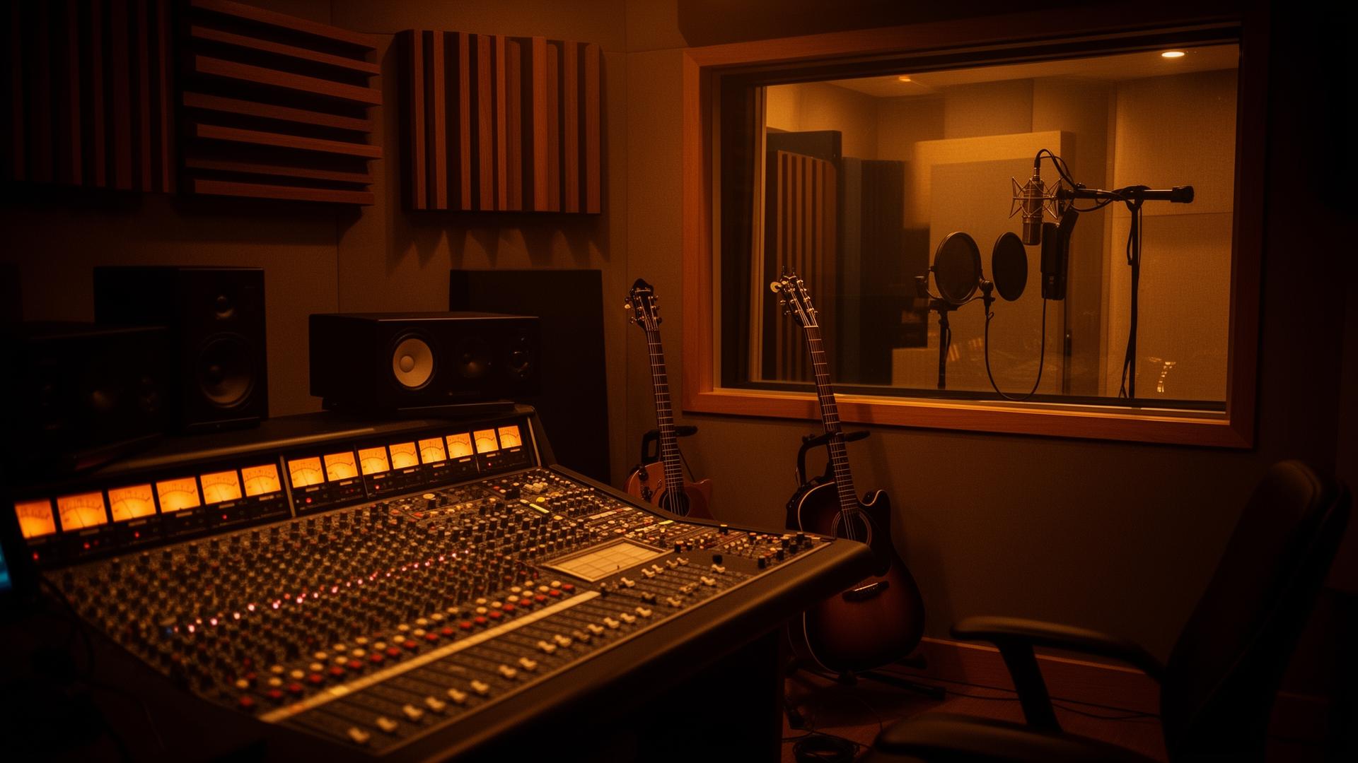 Professional recording studio mixing console in Chicago — Ethan Carlson Music